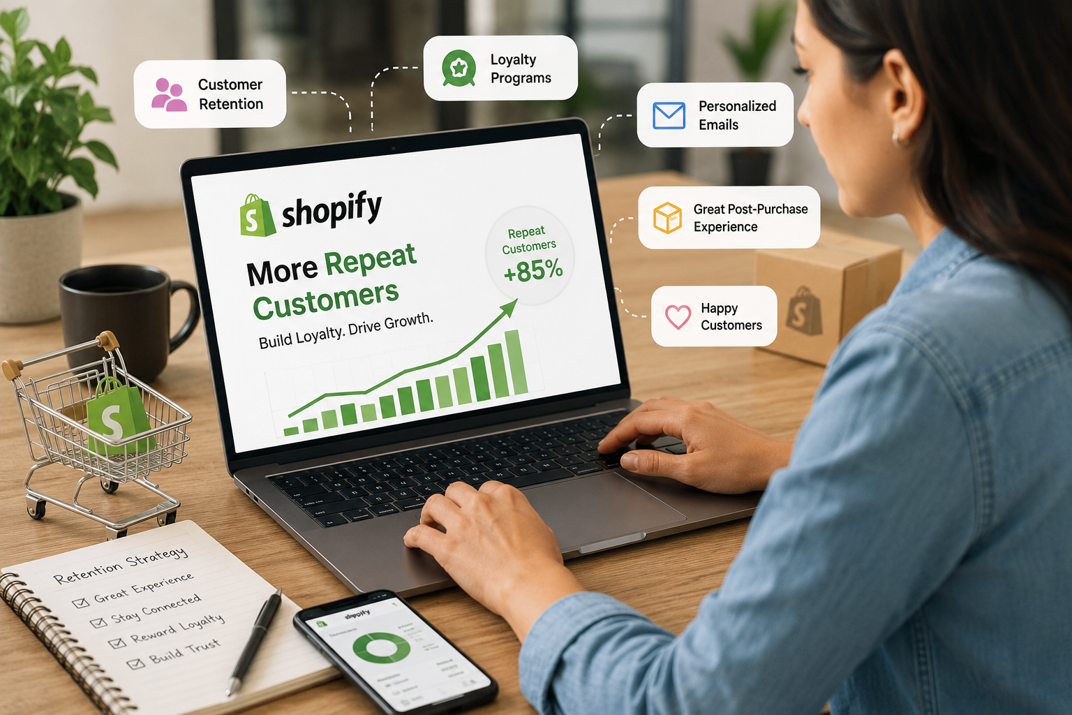 How to Get More Repeat Customers on Shopify