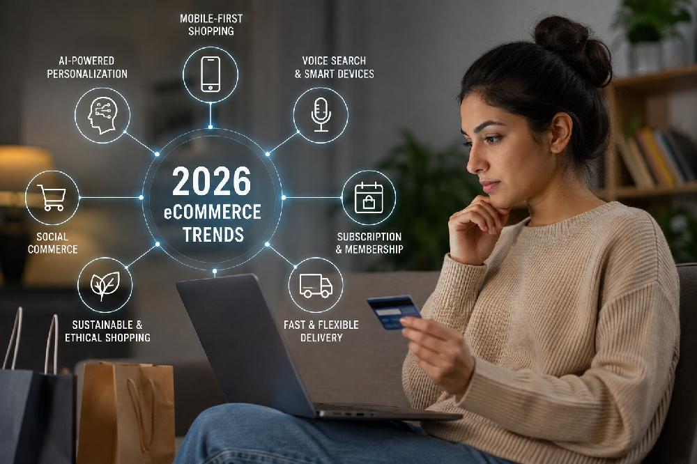 Why customers are buying differently in 2026 — 7 eCommerce trends every online business should know | Satyanam Info Solution